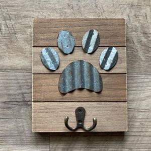 Paw Print hangable hook